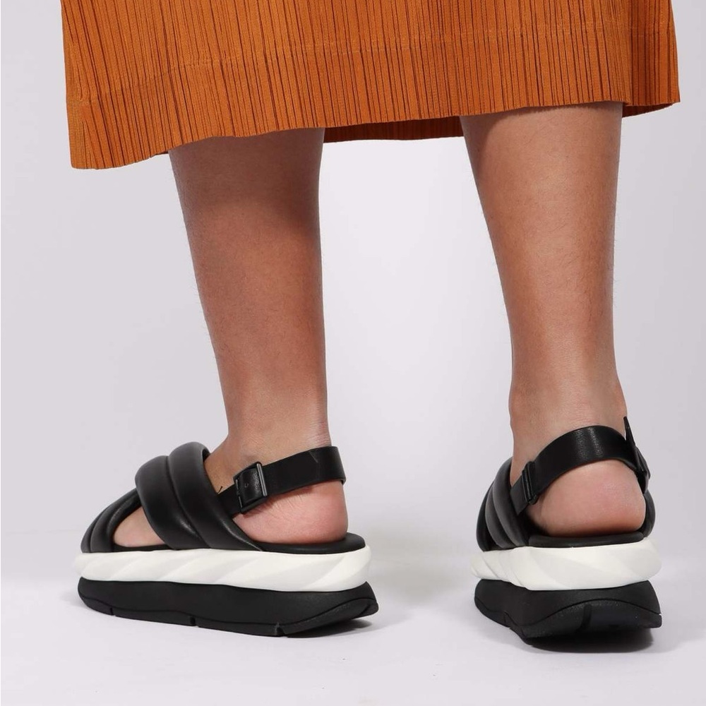 4CCCCEES Cross-Strap Mellow Sandals Black and White Size 39 / 8.5 - Picture 8 of 16